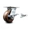 Service Caster 5 Inch High Temp Phenolic Caster with Roller Bearing and Brake/Swivel Lock SCC SCC-35S520-PHRHT-SLB-BSL - alternate 2